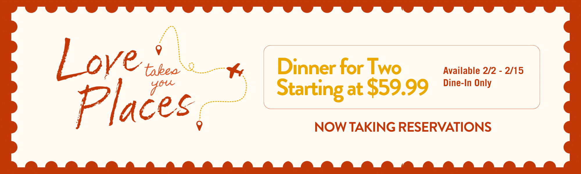 Love takes you Places