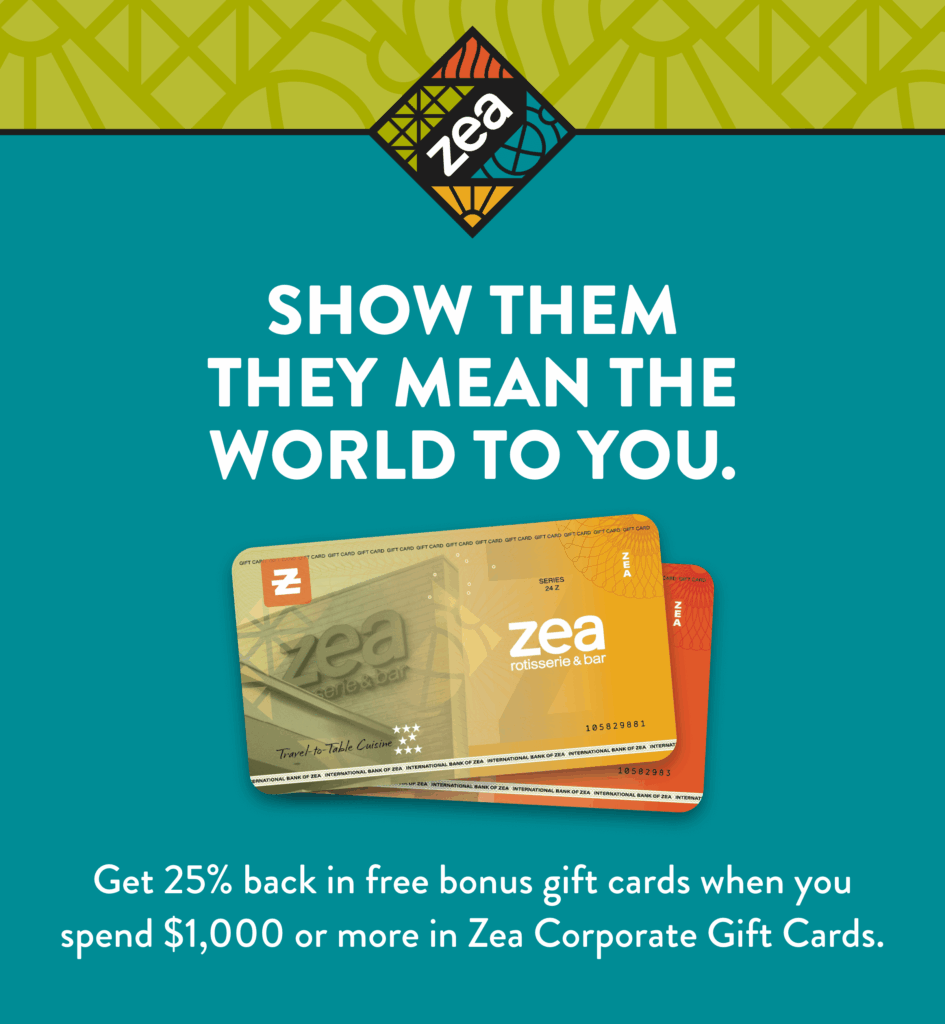 Personal & Corporate Gift Cards Now With A Bonus!